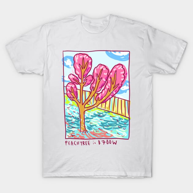 Deluxe Peach Tree T-Shirt by MagnumOpus